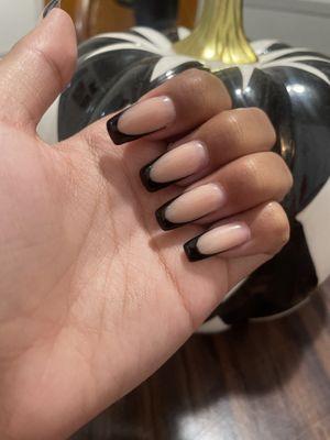 I got a black French tip