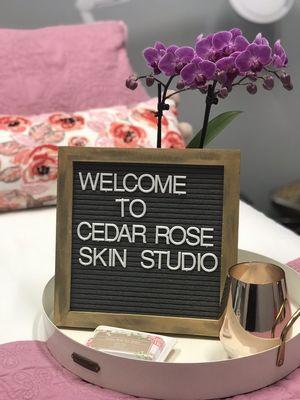 Welcome to Cedar Rose Skin Studio.