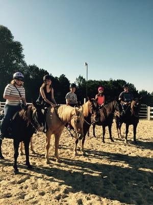 Our family after our trail ride!