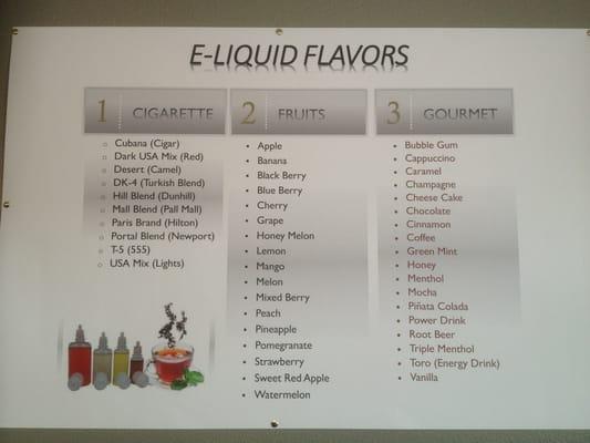 Alot of flavors to try!