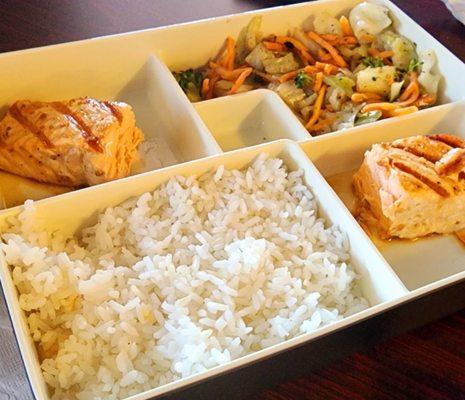 Salmon Bento box