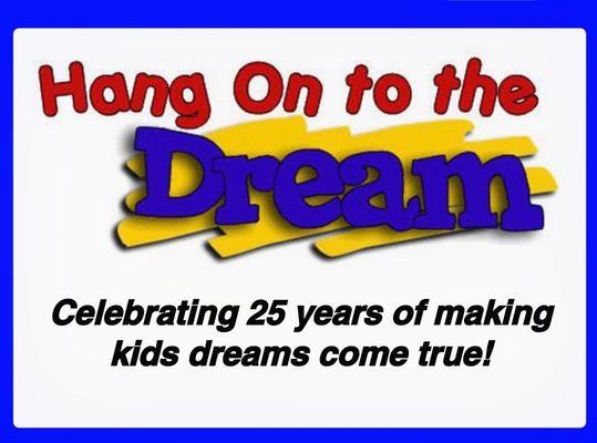 This is the logo for Hang on to the dream