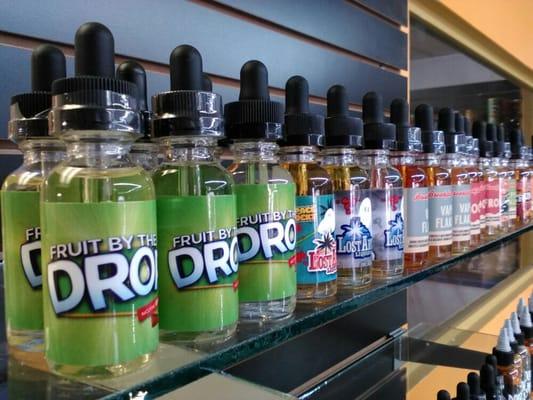 Our collection of e liquids puts Vapor stores to shame