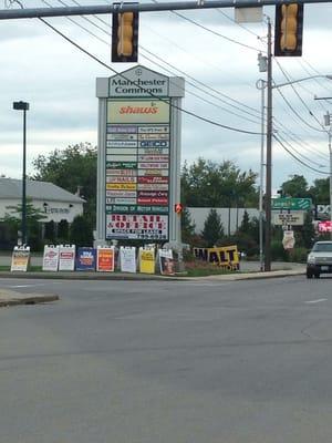 The plaza A Market is in.