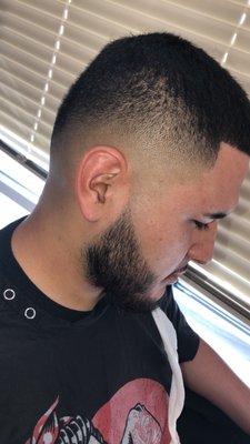 Bald drop fade