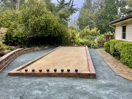 Bocce court