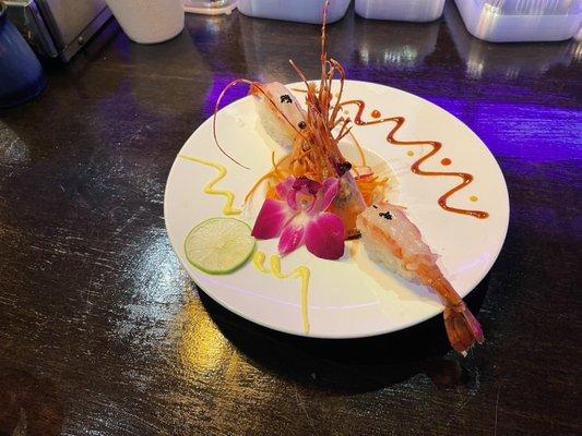 Sweet Shrimp sushi