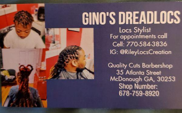 Gino's Business Cards