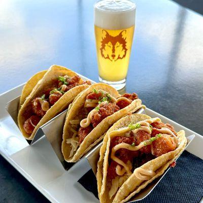 Join us for Taco Tuesday, every Tuesday from 3pm to 9pm!  Two Tacos for $7 or Three Tacos for $10. Regular food menu also available.