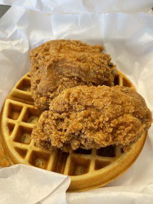 Chicken and waffles