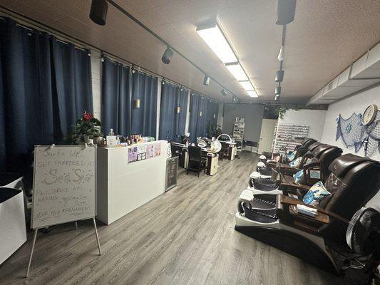 Spa pedicure chairs