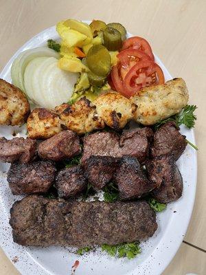 Grilled combo plate