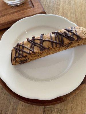 Chocolate chip biscotti