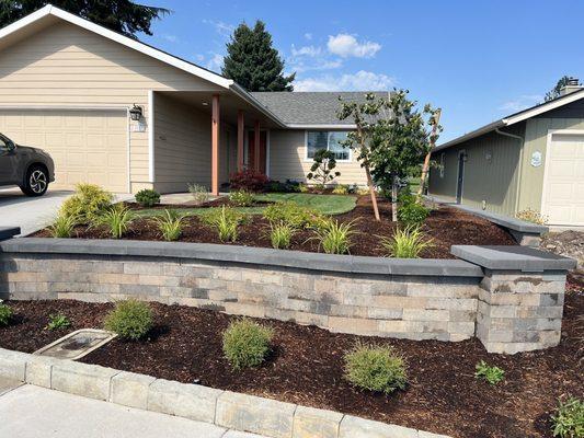 Curb appeal! Update an old and tired front yard.