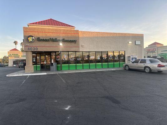 Convenience store exterior