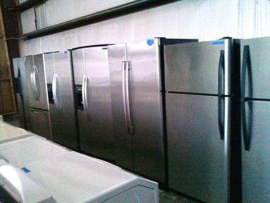 Stainless steel refrigerators