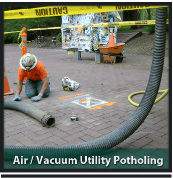 Air/Vacuum Utility Potholing