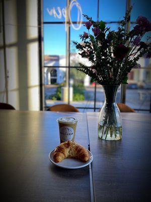 The Rock & sea salt croissant