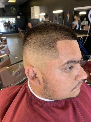 Medium skin fade