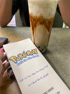 Charmander brown sugar milk tea