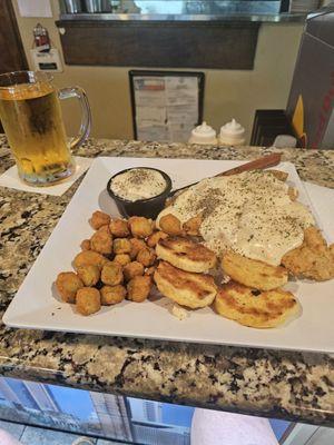 Chicken fried steak delicious