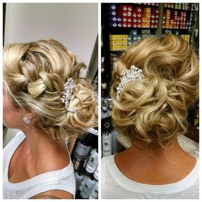 A bridal trial at the salon for this gorgeous girl!