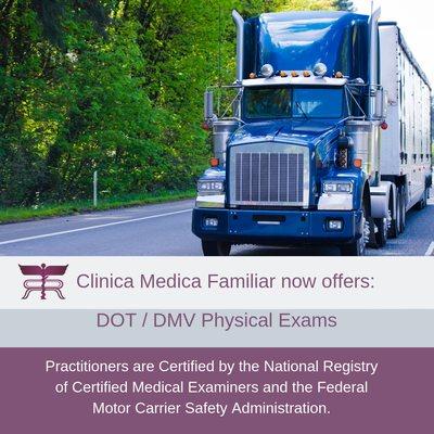 DOT / DMV Physical Exam