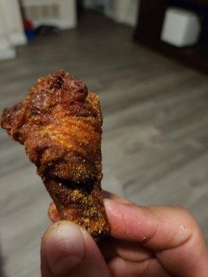 Burnt wings