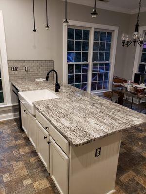 Kitchen Cabinet, countertops and backsplash remodel