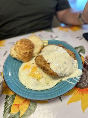 Chicken Fried Steak & Eggs