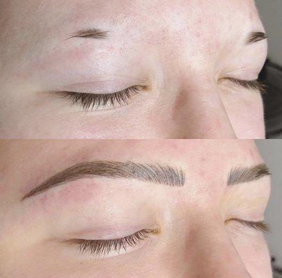 custom microblading by Kristen