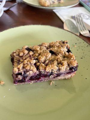 Blueberry Oatmeal Bar