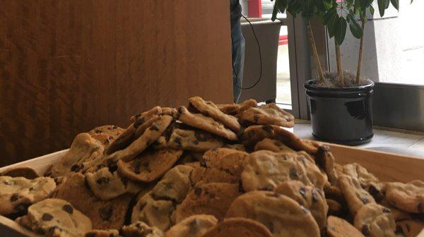 Every other Tuesday brings fresh-baked cookies.