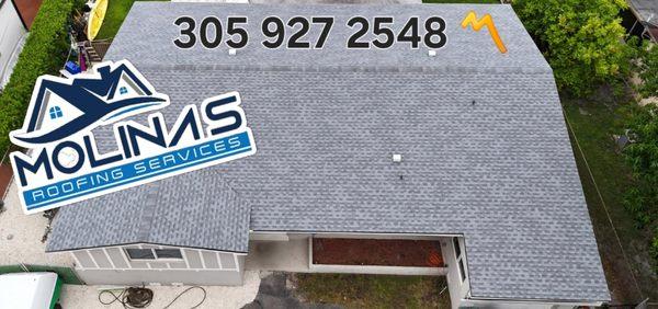 Shingle Reroof completed 
Free quotes 
305 927 2548 〽