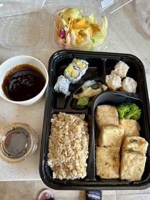 1. Tofu Teriyaki Lunch Box