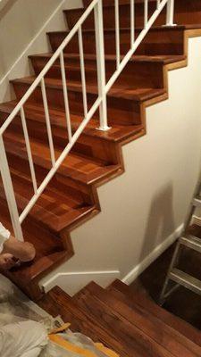 Finish stair case