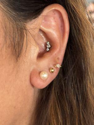 Conch piercing