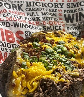 Brisket Loaded Baked Potato