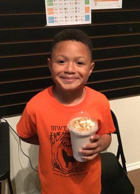 Did you know our smoothie are kid approved. The smoothie has 21 vitamins and minerals with a great source of fiber. Hey there Asa :)