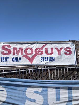 Checked in for smog test