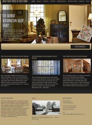 The Great Valley House of Valley Forge -- from their website