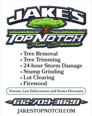 Jake's Top Notch Tree Service LLC