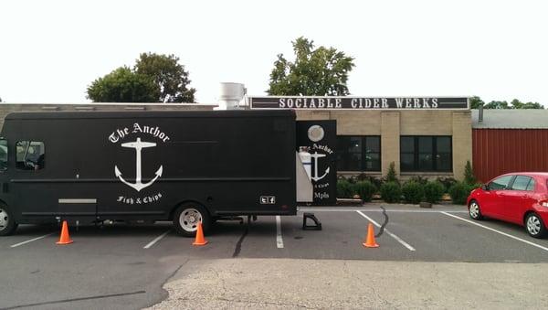 Food Truck at Sociable Cider Werks in Northeast Minneap