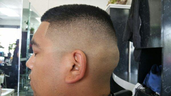 Cut done by Roger the Barber