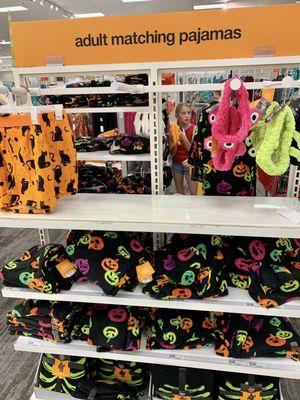 Adult Halloween matching pajamas