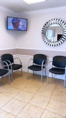 Our newly remodeled waiting room.