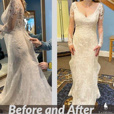 She needed her dress in 5 days, we made it happen.