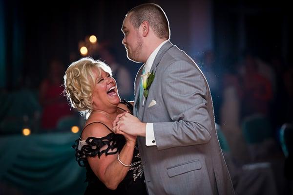 TKL Photography Rochester Wedding Photography Mother and son dance.