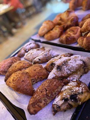 Fresh Cinnamon & Blubbery Scones!