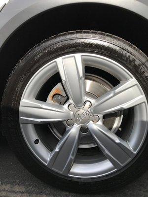 Audi Product failure rust on brake calipers not unique to my car.